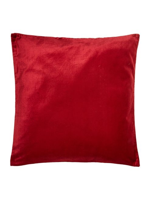 Image of Linea Red Velvet Cushion
