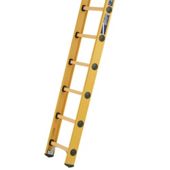 Heavy Duty 3.05m All GRP Fibreglass Single Extension Ladder