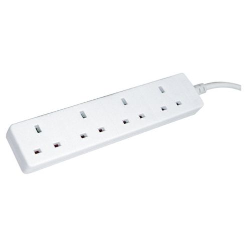 Image of Tesco 4 Way 0.75m Ext Lead