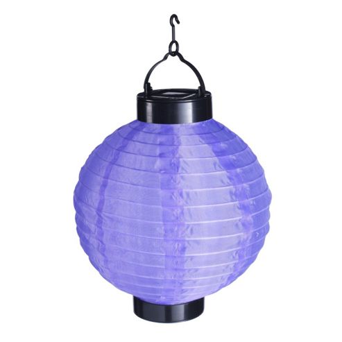 Buy Purple LED Solar Powered Hanging Chinese Lantern from our Solar Lights range - Tesco