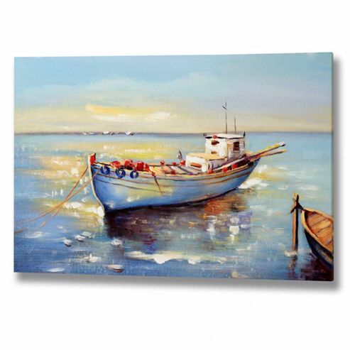 Image of Hill Interiors Boat Canvas Art