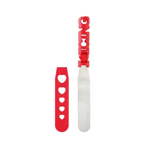 Image of "handy Icing Spatula I Heart Icing Mixed Colours (red,pink)"