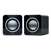 iLuv iSP170 Stereo Speakers for Mac/PC and Laptops (Black)