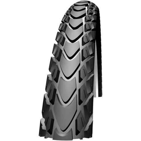 Image of Schwalbe Silento Kevlar Guard Sbc Compound Rigid Tyre In Black/reflex - 26 X 1.75