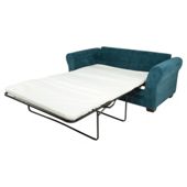 Amelie Fabric Standard Back Sofabed in Teal