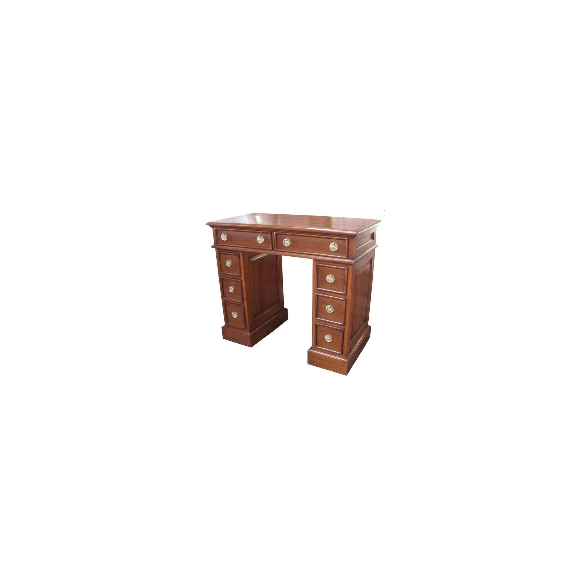 Lock stock and barrel Mahogany Petite Desk in Mahogany at Tesco Direct