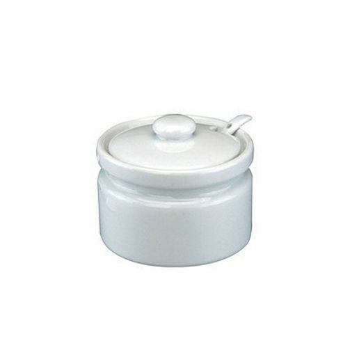 Image of Porcelain Sugar/jam Pot