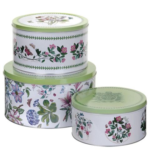 Image of Pimpernel Botanic Garden Cake Storage Tins, Set Of 3