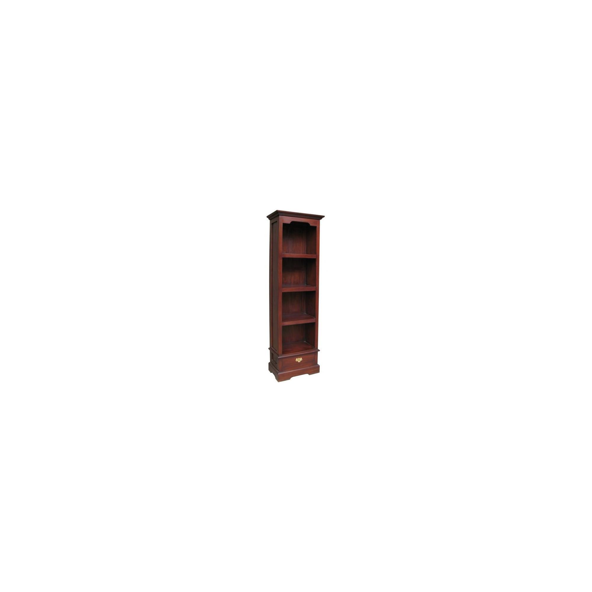 Lock stock and barrel Mahogany Narrow 1 Drawer Bookcase in Mahogany at Tesco Direct