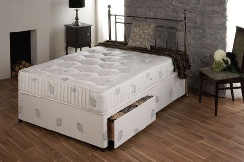 Image of Repose 800 Platform Divan Bed - Super King / 4 Drawer
