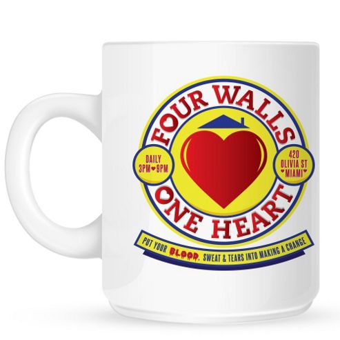 Image of Four Walls One Heart 10oz Ceramic Mug