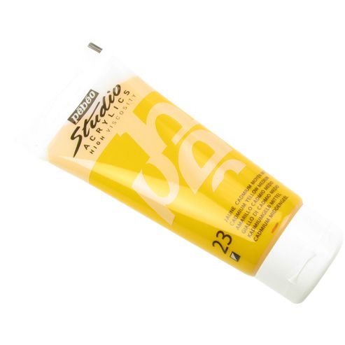 Image of Pebeo Studio Acrylic 100ml - Cadmium Yellow Medium