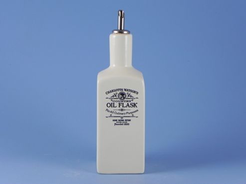 Image of Henry Watson Pottery Charlotte Watson Oil Flask