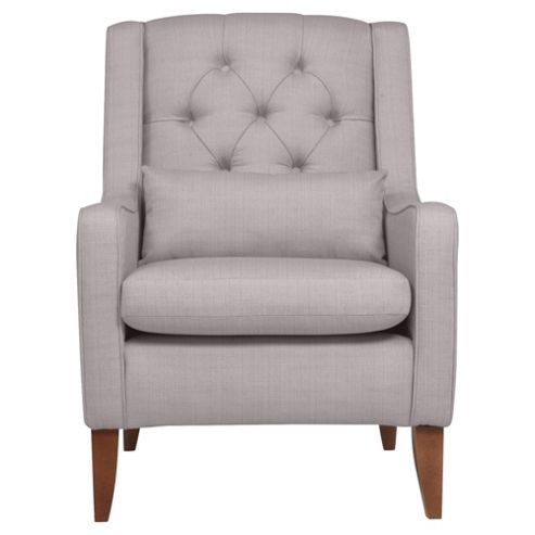 Image of Chartwell Textured Weave Armchair, Silver