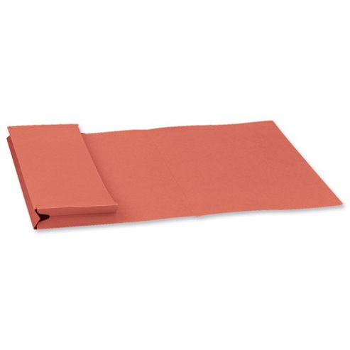 Image of Guildhall Legal Document Wallet Full Flap 315gsm W356xh254mm Orange Ref Pw3-orgz [pack 50]