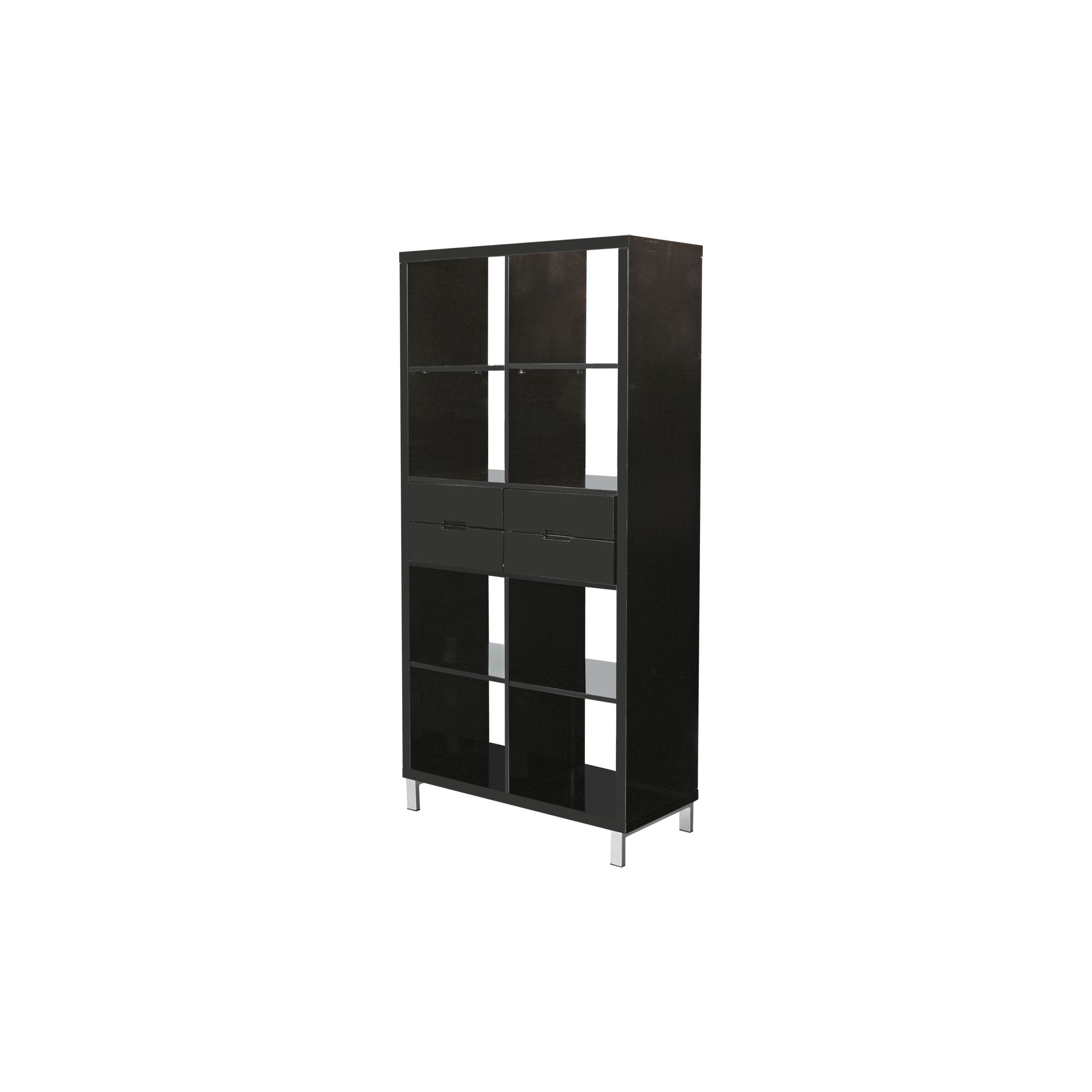 Home Essence Nagoya Shelving Unit - Black at Tesco Direct