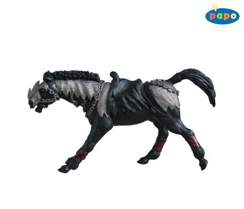 Image of Fantasy Black Horse - Fantasy - Papo
