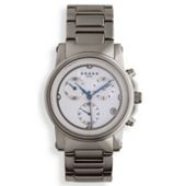 "Cross Milan Men's Chronograph White, all Stainless Steel watch"