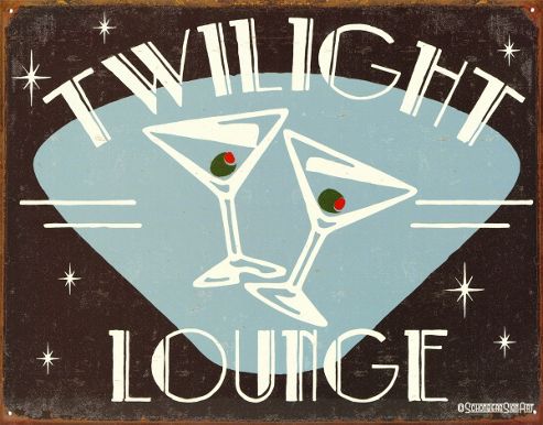 Image of Twilight Lounge Tin Sign