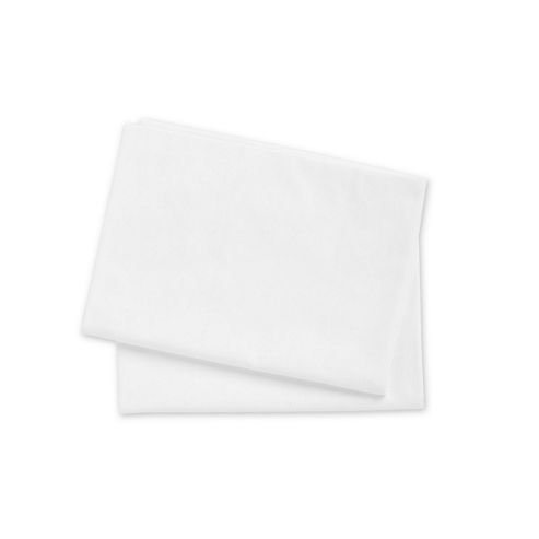 Image of Mothercare Cotton Cot Or Cot Bed Flat Sheets- 2 Pack White