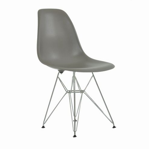 Image of Eames Replica Dining Chair Dsr Latte