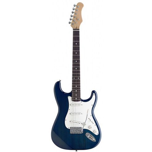 Image of Stagg S300-tb S Standard Electric Guitar - Trans Blue