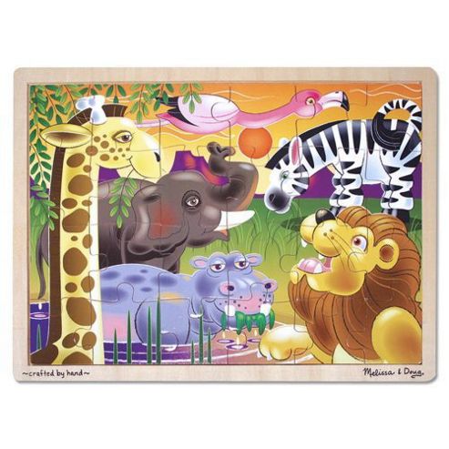 Image of African Plains Wooden Puzzle 24 Pieces