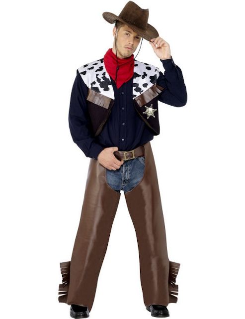 Image of Cowboy Waistcoat & Chaps Medium