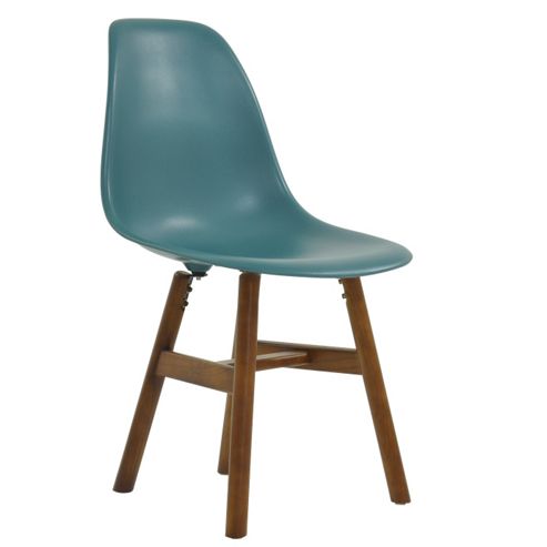 Image of Frw Dining Chair Marine Blue Dark Leg