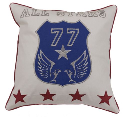 Image of Scatter Box Broadway Boys All Stars Cushion - Cream