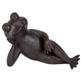 Lazy frog ornament