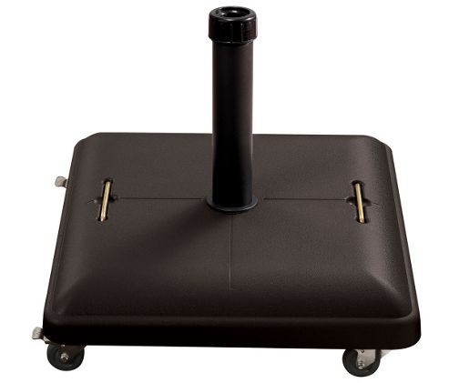 Image of Bentley Garden Concrete Square Black Umbrella Base