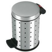Hailo Trento Design 4 Pedal Cosmetics Bin in Stainless Steel