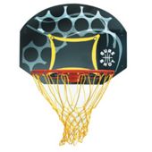 Sure Shot Junior basketball backboard and ring set with coloured backboard