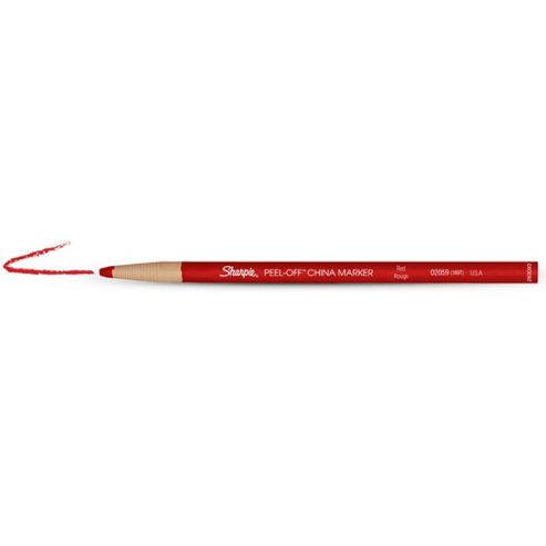 Image of Sharpie Peel Off China Marker - Red