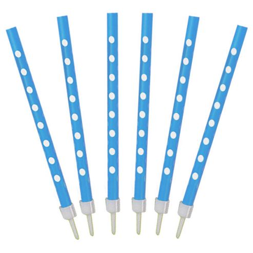 Image of Blue Dotty Candles