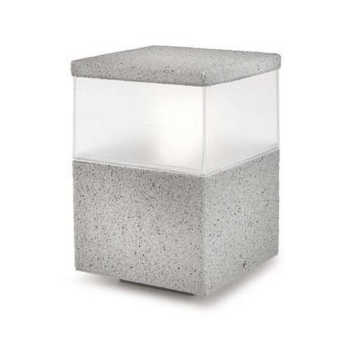 Image of Leds-c4 Cubik Post Light - Stone Grey