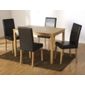 Home Essence Albany 5 Piece Ash Dining Set - Brown