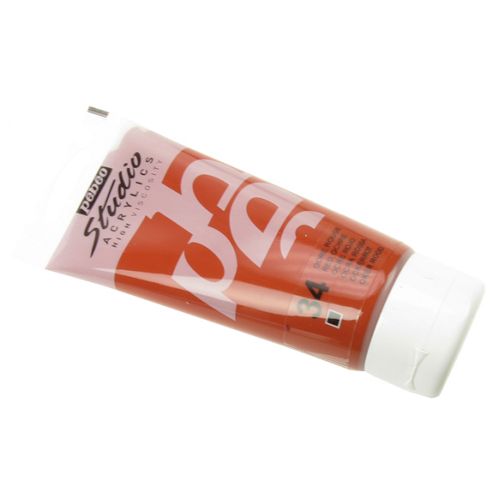Image of Pebeo Studio Acrylic 100ml - Red Ochre