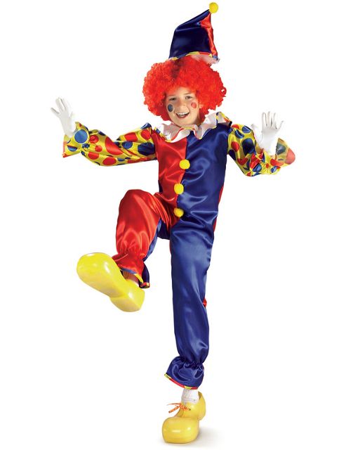 Image of Bubbles The Clown - Child Costume 3-4 Years