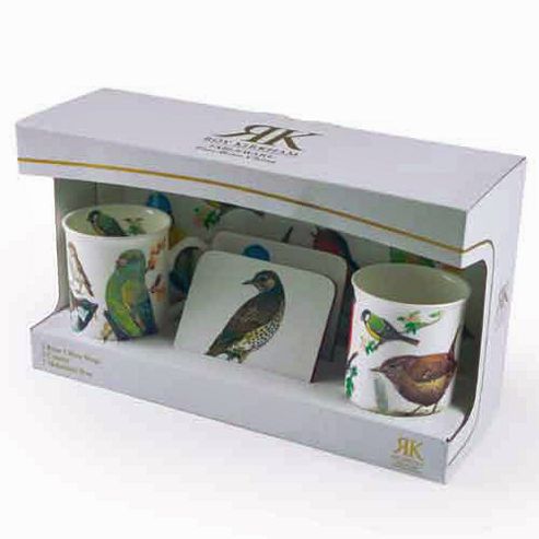 Image of Roy Kirkham Garden Birds Twin Mug Set