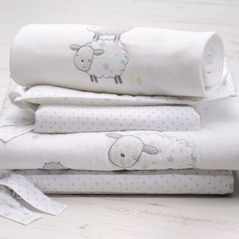 Image of Silver Cloud 3pc Bedding Bale (counting Sheep)