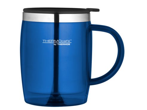 Image of Thermos 187075 Thermo Desk Mug Blue 0.45l