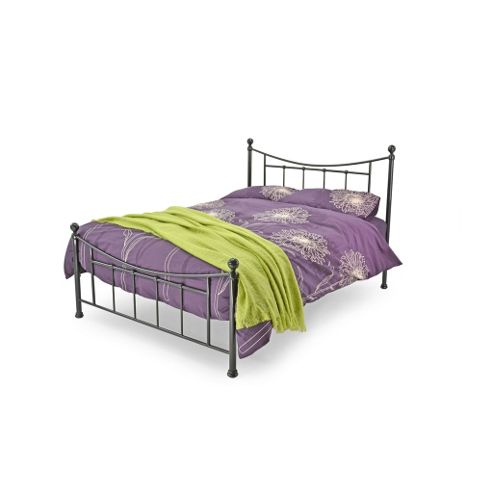 Image of Black Bristol Bed Frame - Small Double 4ft
