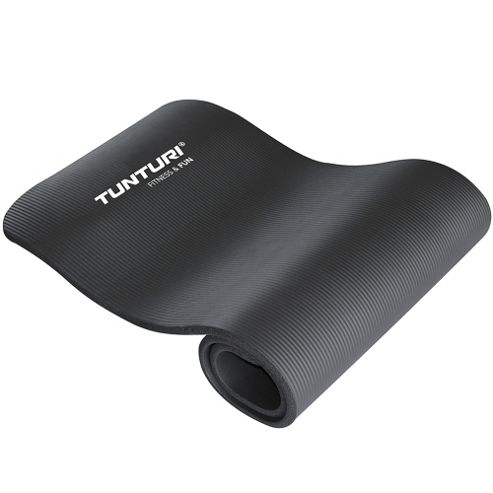 Image of Tunturi Fun Training Exercise Mat With Mesh Carry Bag - Black