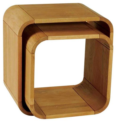 Image of Ultimum Durham Oak Ud58 Resized Nest Of Tables