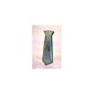 San Miguel Coloured Glass 45cm Pyramid Vase in Blue