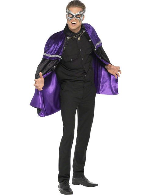Image of Black & Purple Cape