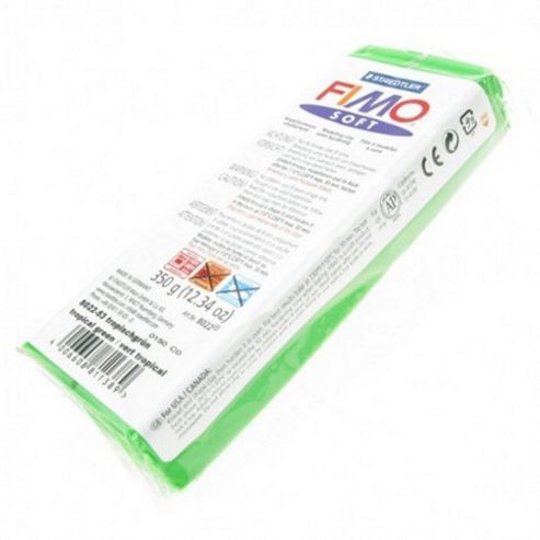 Image of Fimo Soft 350g Tropical Green 53