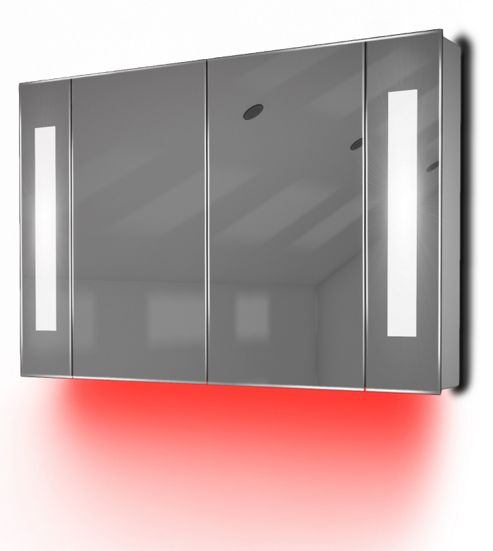 Image of Ambient Audio Demist Bathroom Cabinet With Bluetooth, Shaver & Sensor K120raud